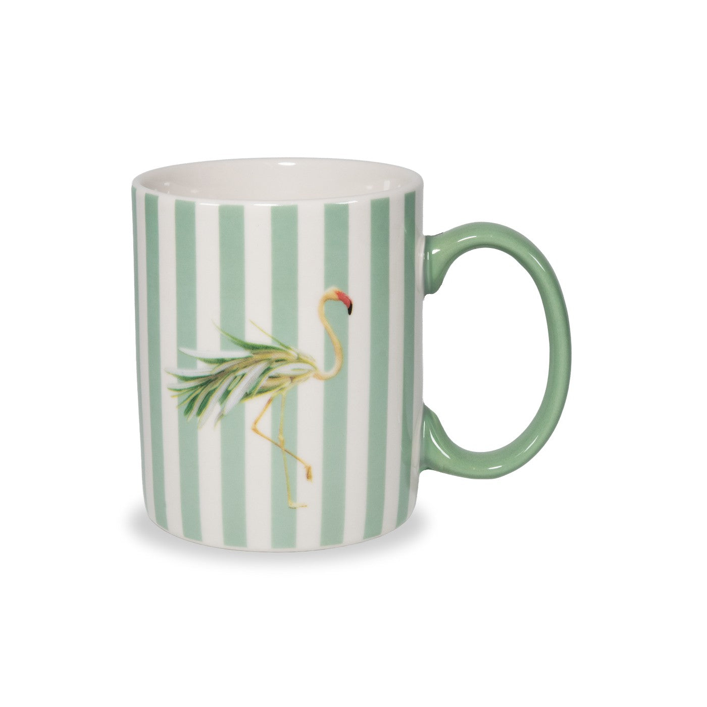 Mykonos - Lot De 2 Tasses Flamant Roses - Céramique - 330ml