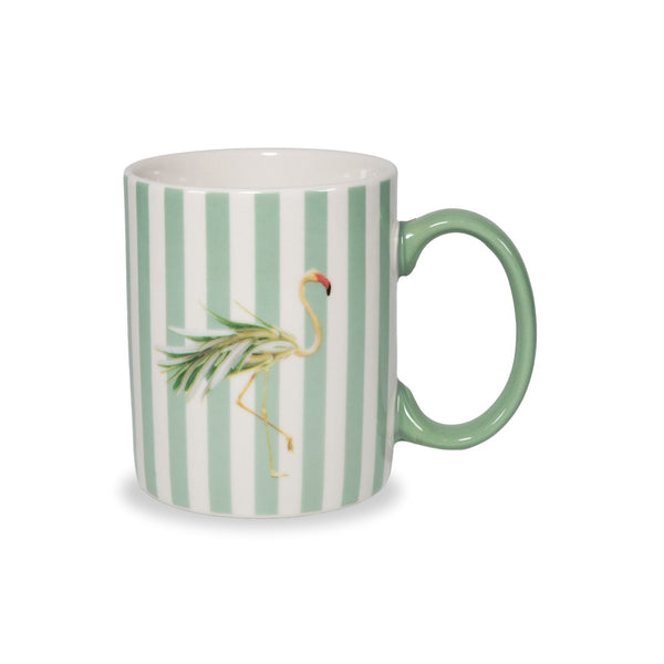 Mykonos - Lot De 2 Tasses Flamant Roses - Céramique - 330ml