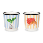Mykonos - Set De 2 Verres À Café Bernard-l’hermite Et Lapin - Céramique - 100ml