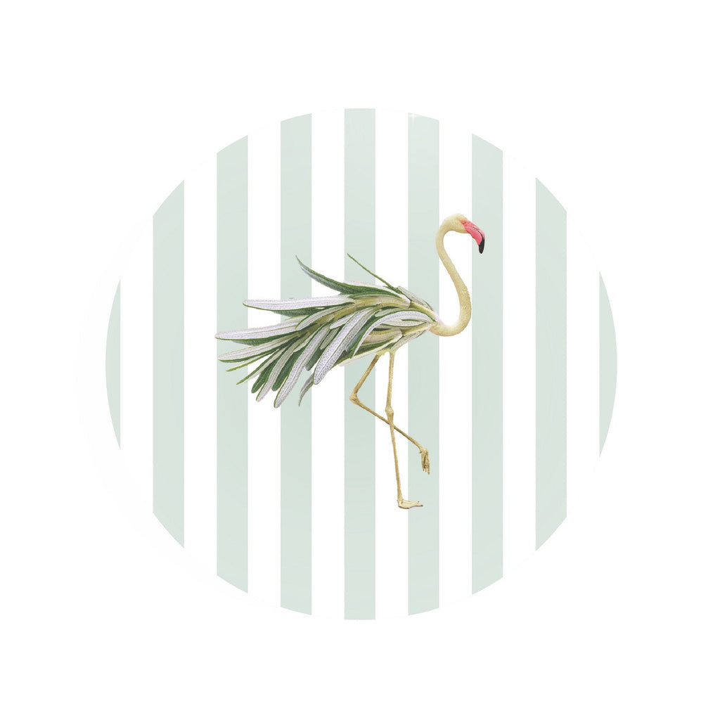 Mykonos - Planche À Découper Flamant Rose - Verre Borosilicate