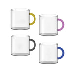 Set De 4 Tasses À Thé En Verre Borosilicate - 6 Coloris