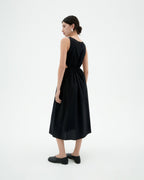 Vestido negro seersucker Kin sostenible-2
