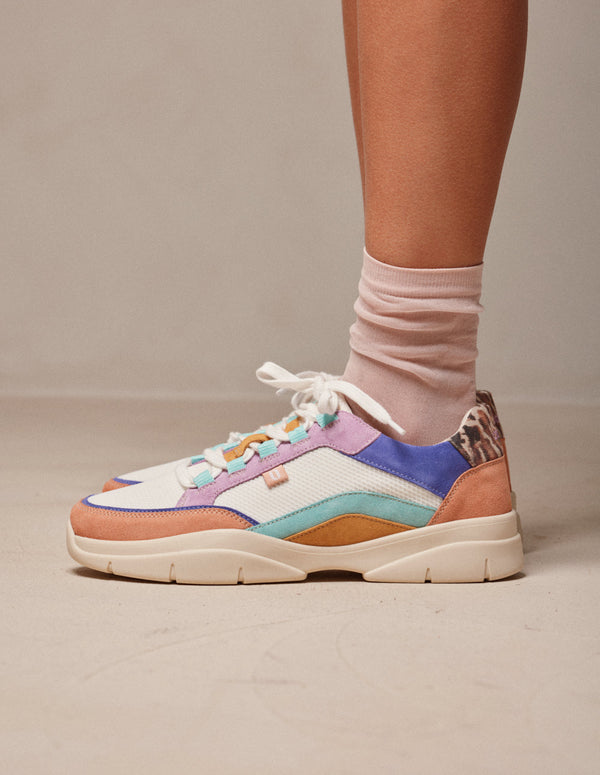 Baskets Basses Laura - Blush Violet Lilas - Femme