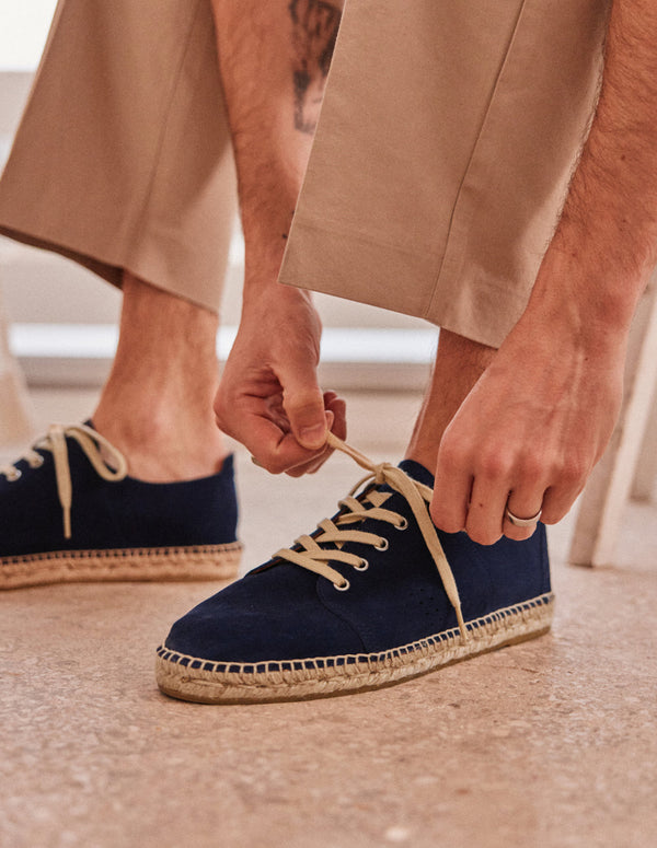 Espadrilles Raymond - Suède Marine - Homme