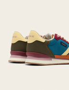 Baskets Basses Andrée - Brique Kaki Bordeaux