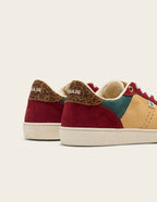 Baskets Basses Marie - Brique Beige Bordeaux