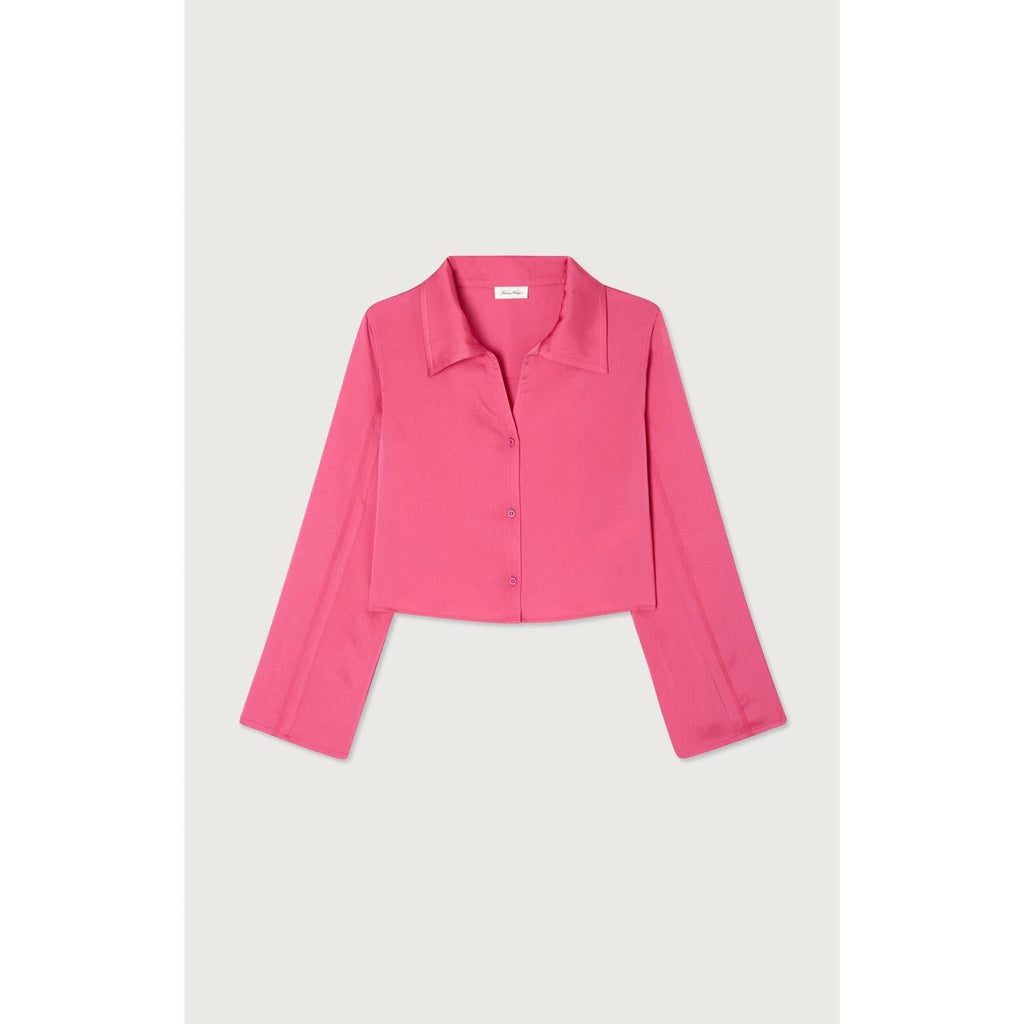 Chemise Courte Ample ML - Magenta - Femme