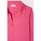 Chemise Courte Ample ML - Magenta - Femme