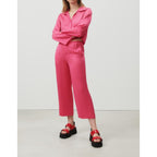 Chemise Courte Ample ML - Magenta - Femme