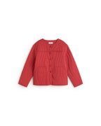 Chaqueta acolchada roja Ayo sostenible silueta - 1