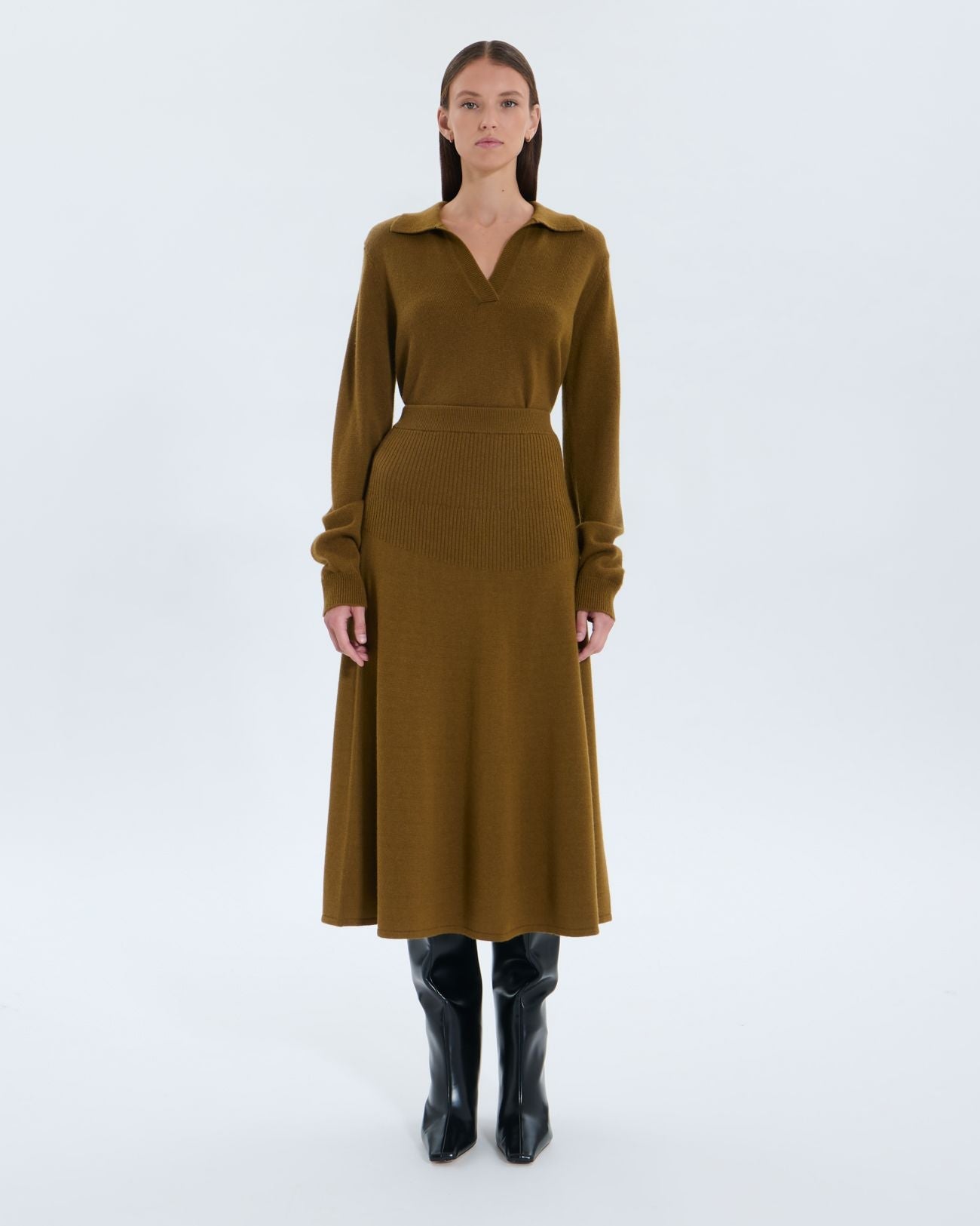 Jupe Justine olive_4