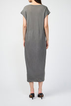 Robe Doublée En Jersey Transparent V - Pigment Jungle - Femme