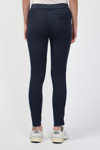 Pantalon Utilitaire Drapé Doux - Bleu Pétrole - Femme