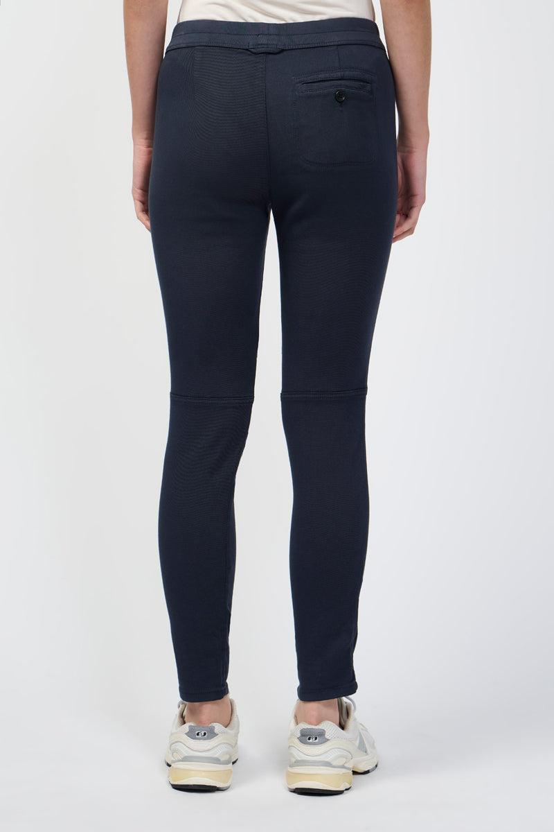 Pantalon Utilitaire Drapé Doux - Bleu Pétrole - Femme