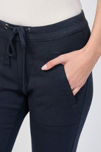 Pantalon Utilitaire Drapé Doux - Bleu Pétrole - Femme