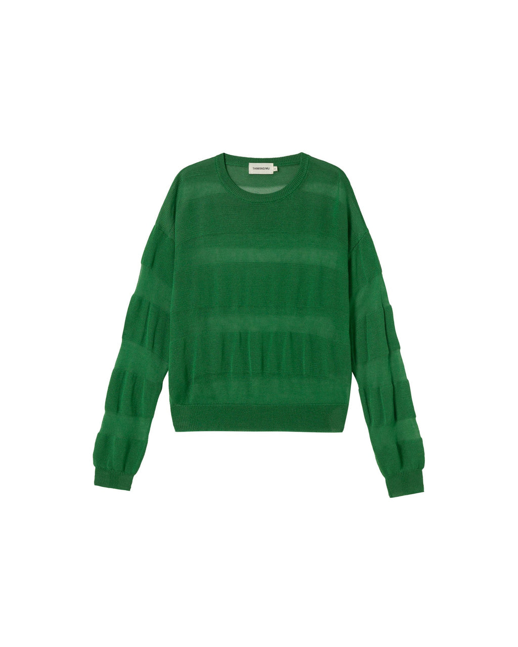 Jersey verde punto Be sostenible - silueta 1