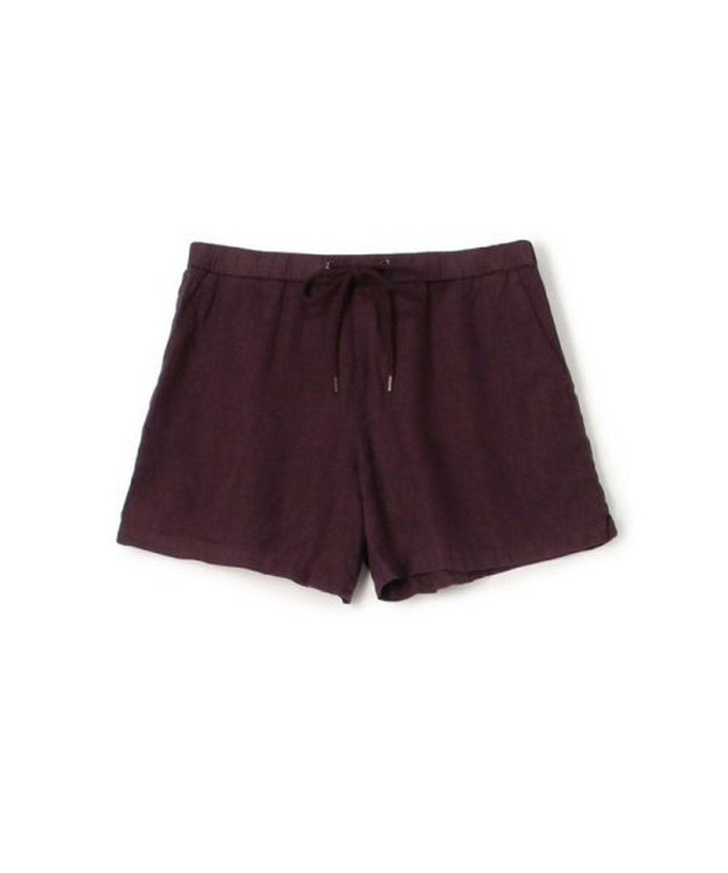 Short Gmt Teinté Blanc Clair - Aubergine - Femme