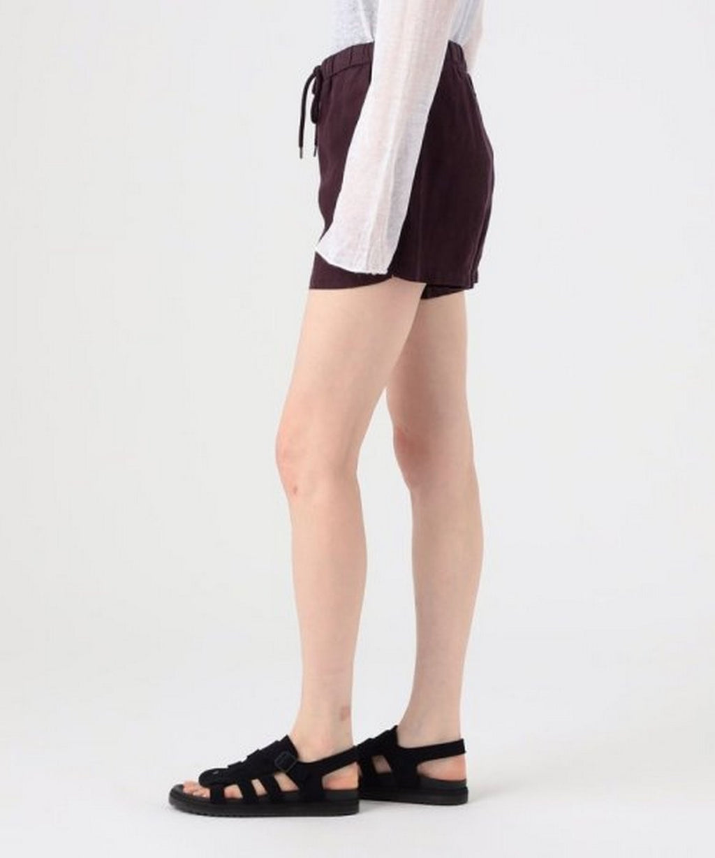 Short Gmt Teinté Blanc Clair - Aubergine - Femme