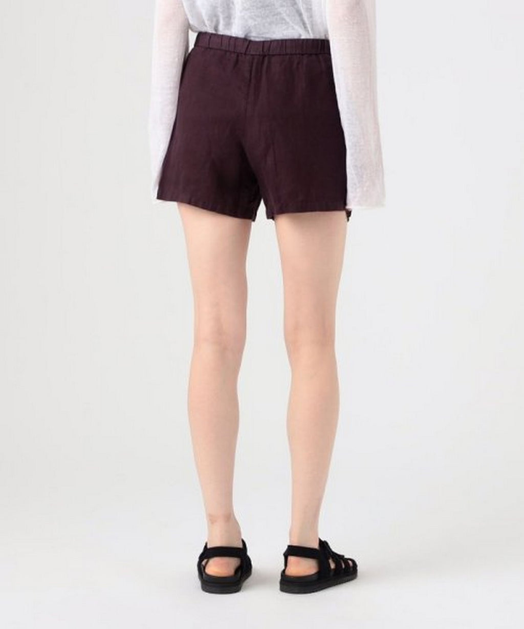 Short Gmt Teinté Blanc Clair - Aubergine - Femme