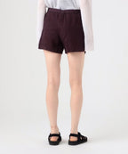 Short Gmt Teinté Blanc Clair - Aubergine - Femme