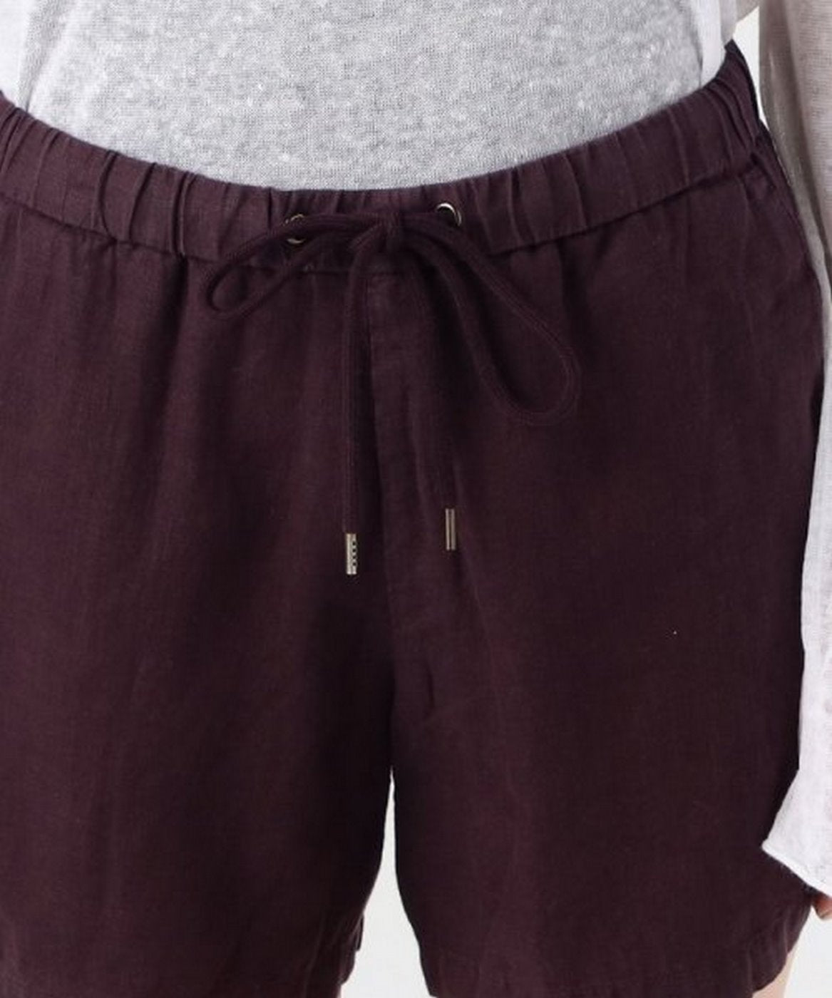 Short Gmt Teinté Blanc Clair - Aubergine - Femme