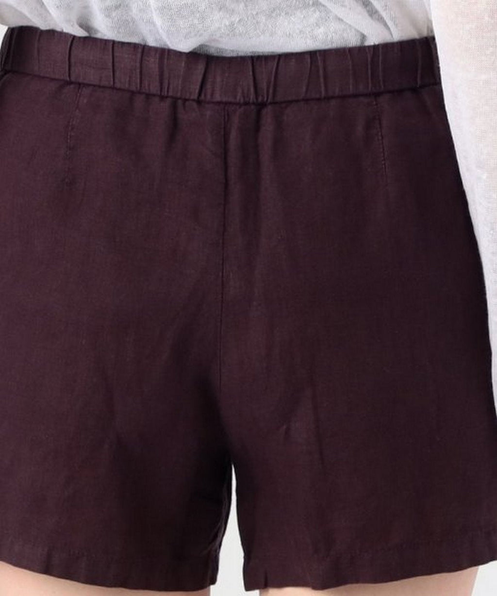 Short Gmt Teinté Blanc Clair - Aubergine - Femme