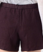 Short Gmt Teinté Blanc Clair - Aubergine - Femme