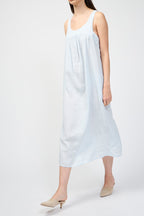 Robe Légère En Lin Teint En Pièce - Pigment À Mémoire De Forme - Femme