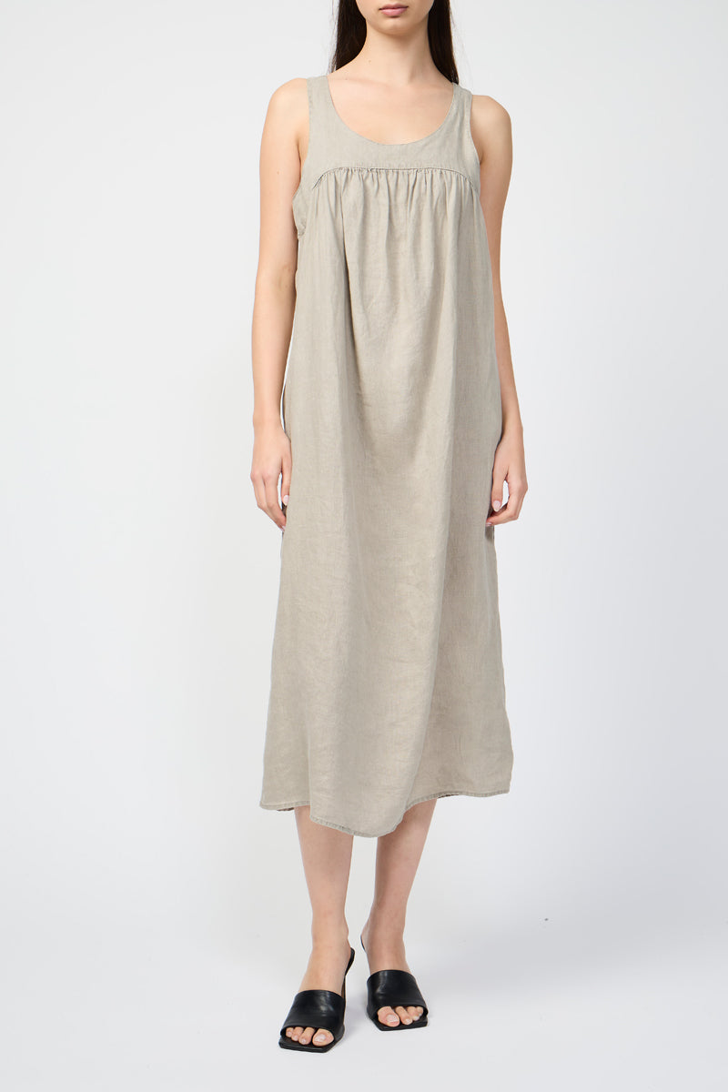 Robe Légère En Lin Teint En Pièce - Pigment Minéral - Femme