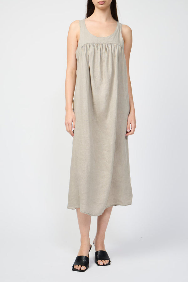 Robe Légère En Lin Teint En Pièce - Pigment Minéral - Femme