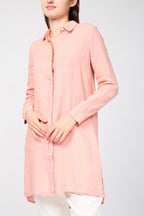 Robe Chemise Légère En Lin - Spritz Pigment - Femme