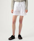 Short De Marche À Double Pli - Blanc - Femme