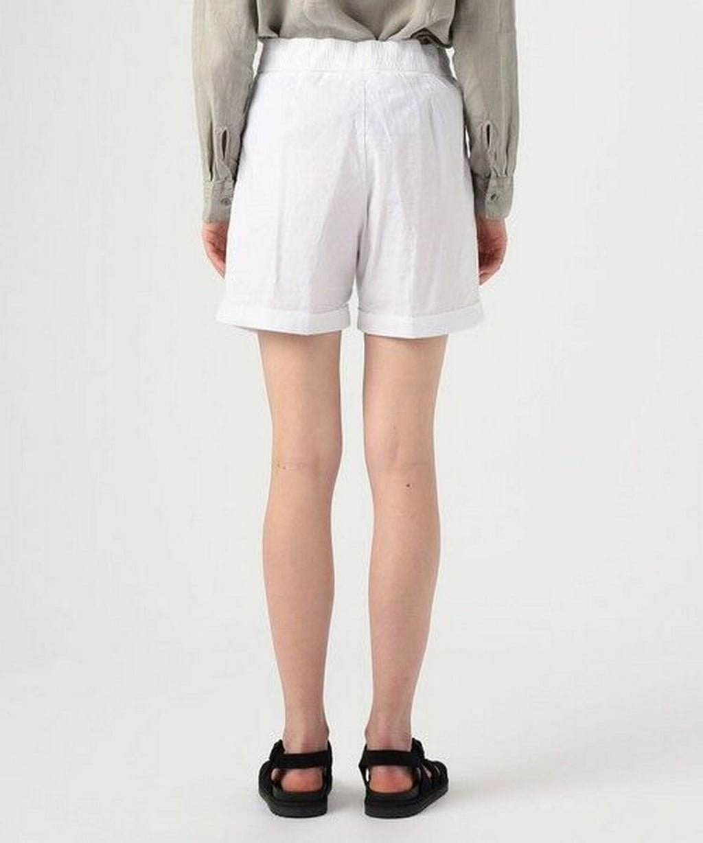 Short De Marche À Double Pli - Blanc - Femme