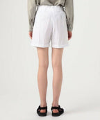 Short De Marche À Double Pli - Blanc - Femme