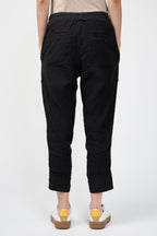 Pantalon Utilitaire À Poches Plaquées - Noir - Femme