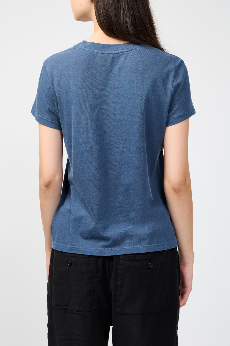 T-Shirt Vintage Little Boy - Adriatic Pigment - Femme