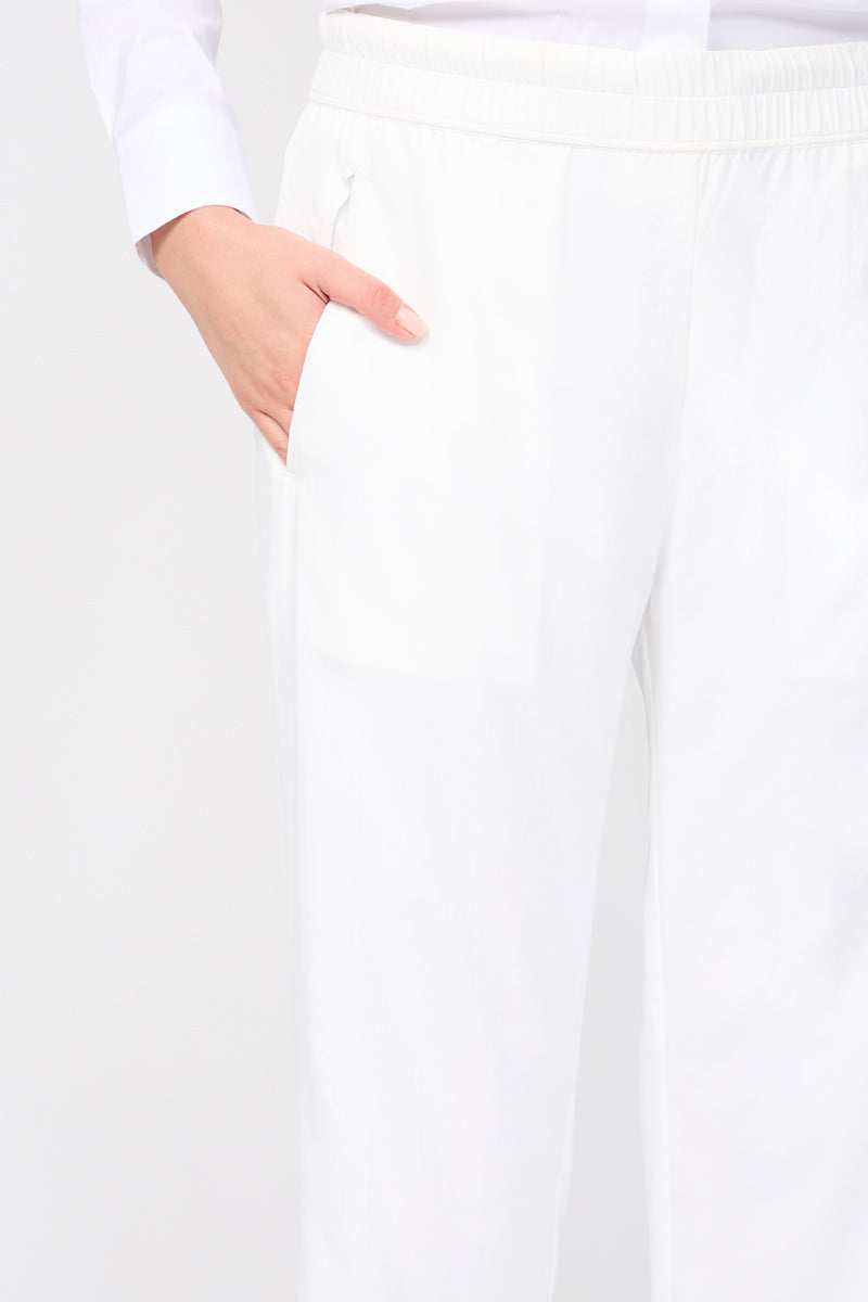 Pantalon Fluide Léger - Blanc - Femme