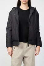Sweat À Capuche Zippé Isolant - Noir - Femme