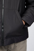 Sweat À Capuche Zippé Isolant - Noir - Femme