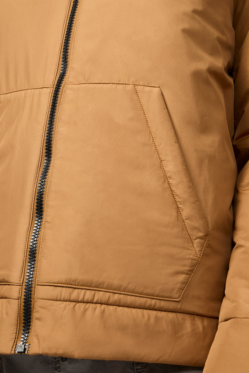 Veste Isolante Zippée Sur Le Devant - Cuivre - Femme