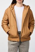 Veste Isolante Zippée Sur Le Devant - Cuivre - Femme