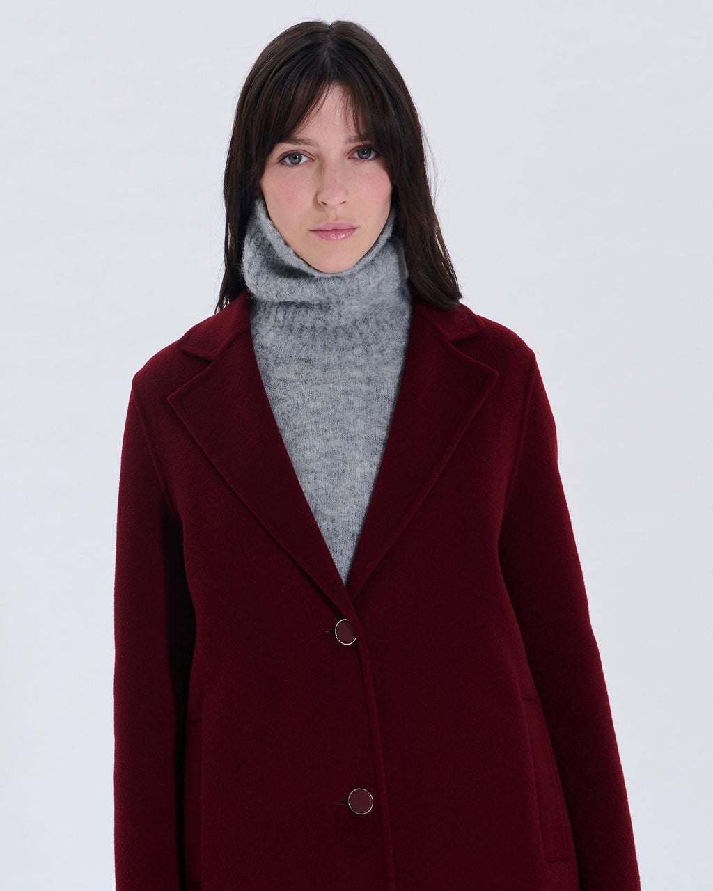 Manteau Matila grenat_2