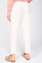 Pantalon Herringbone Relaxed - Alabaster Pigment - Femme