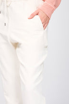 Pantalon Herringbone Relaxed - Alabaster Pigment - Femme