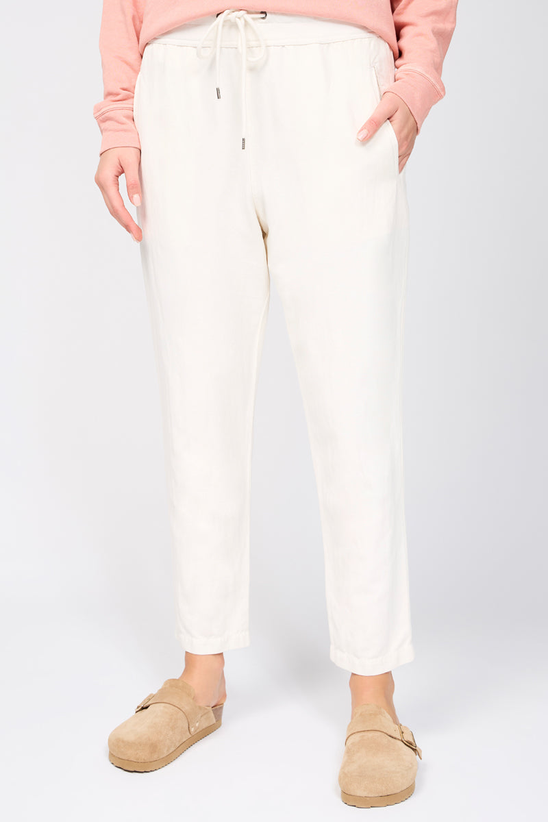 Pantalon Herringbone Relaxed - Alabaster Pigment - Femme