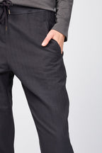 Pantalon Chino Herringbone Relaxed Fit - Magma Pigment - Femme