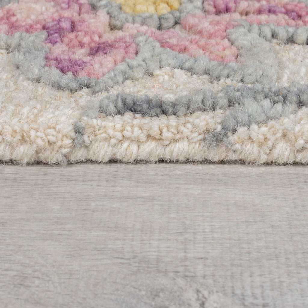 Tania - Tapis Floral En Laine