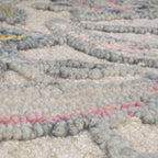 Tania - Tapis Floral En Laine