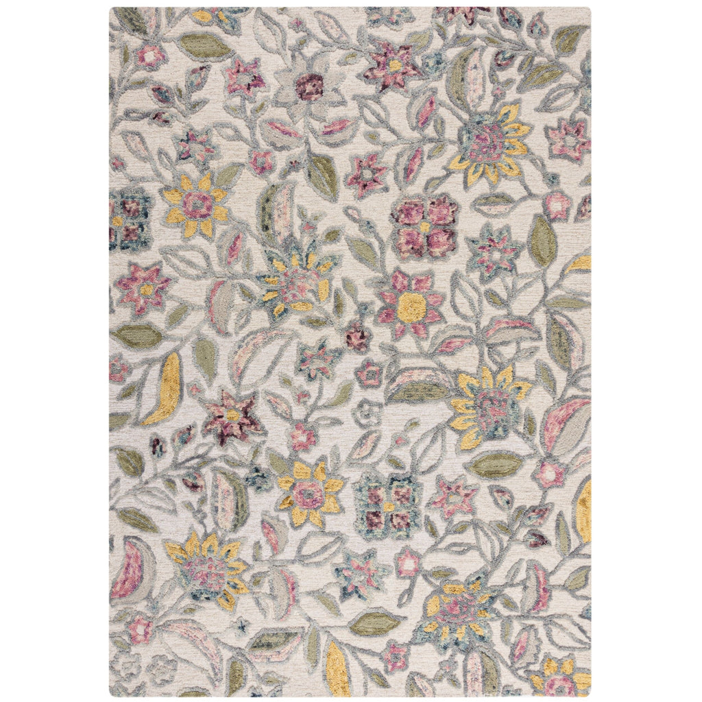 Tania - Tapis Floral En Laine