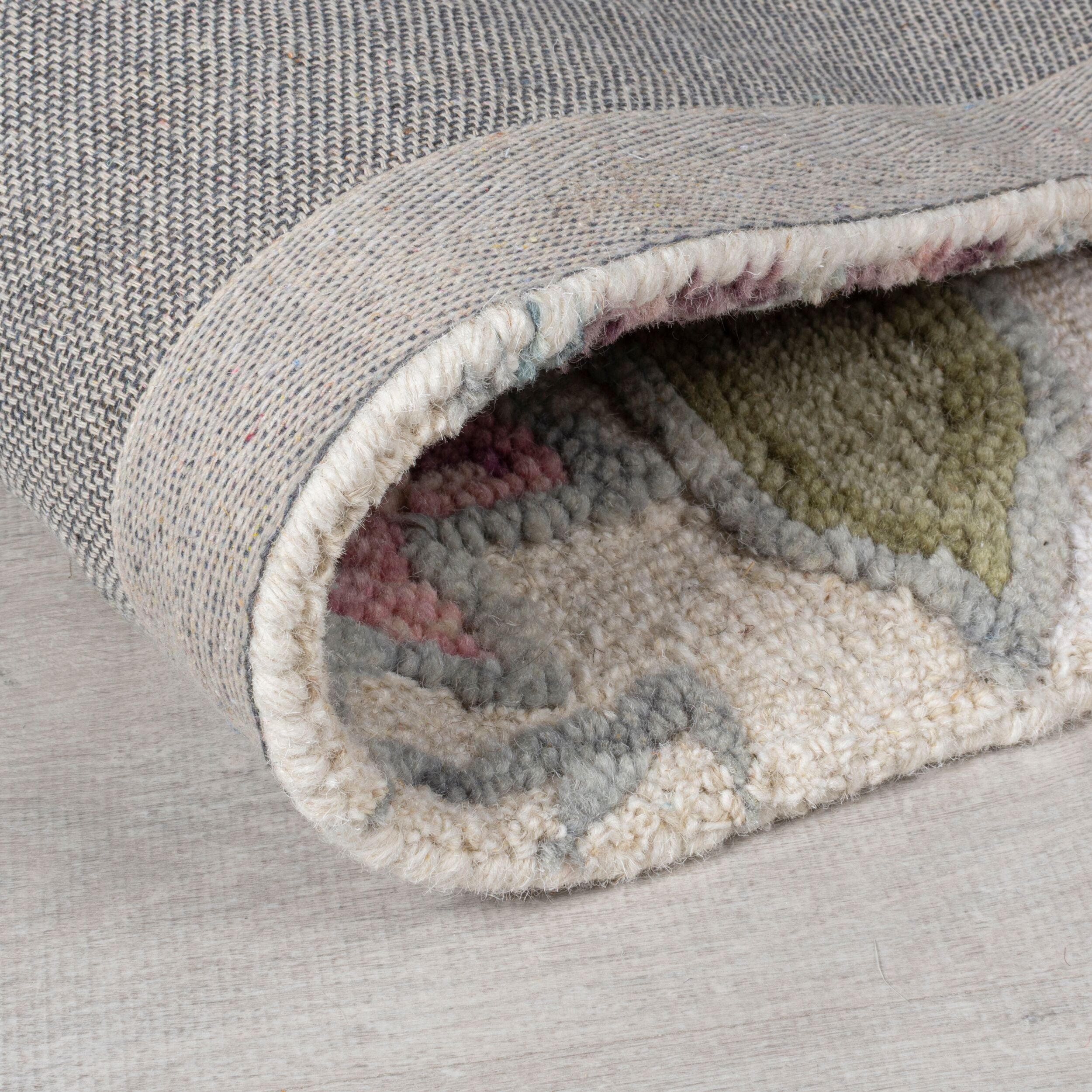 Tania - Tapis Floral En Laine